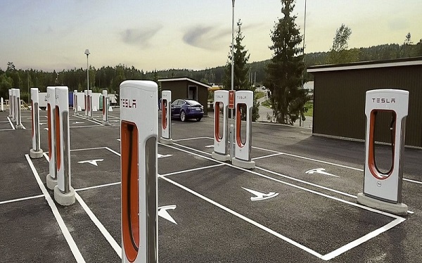 Tesla nabíjecí stanice Norsko