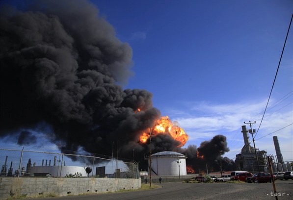 Požár rafinerie Venezuela