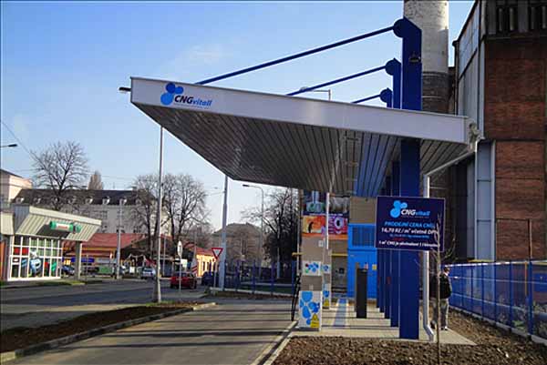 CNG plnící stanice Ostrava II