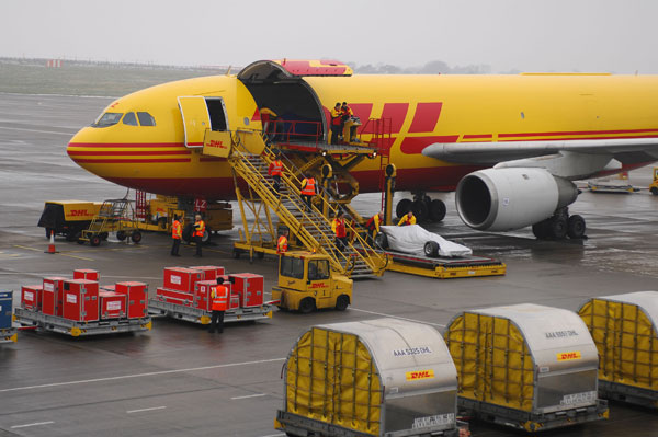 DHL letadlo