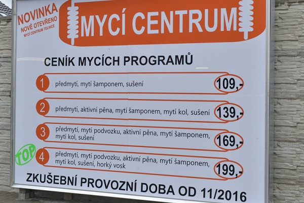 ceník, programy