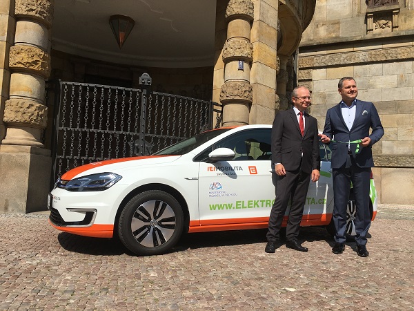 VW e-Golf od ČEZ pro MPO