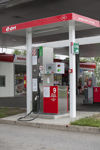 CNG Stojan na nákladní automobily